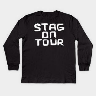 Stag on Tour for Stag Night Kids Long Sleeve T-Shirt